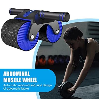 Automatic Rebound Abdominal Wheel, AB Roller Wheel with Knee Pad Mat,  Double Round AB Roller Wheel Exercise Equipment, AB Roller Workout Equipment  for Home Gym Core Workouts (Blue) - Yahoo Shopping