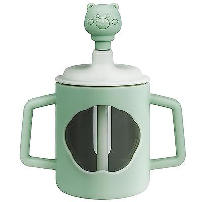 Laucci Straw Sippy Cups for Baby 6-12 Months and Toddlers 1-3 Year Old,  Glass Sippy Cups with Handles for Infant, BPA Free, Non-Toxic, Spill-Proof,  Drop-Proof (Morandi Green) 9 fl oz - Yahoo