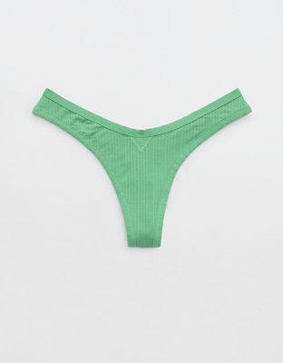 Superchill Modal Rib Thong Underwear Women's Fresh Green XXL - Yahoo  Shopping