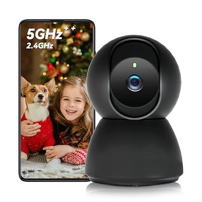 2K Pan/Tilt Security Camera, WiFi Indoor Camera for Home Security