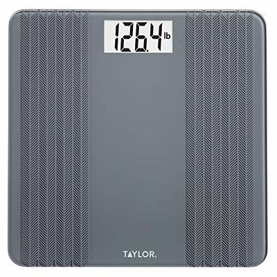 Taylor Electronic Glass Talking Bathroom Scale, 440 Lb. Capacity