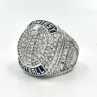 : Fantasy Football Championship Silver Ring Trophy Prize (8) :  Sports & Outdoors