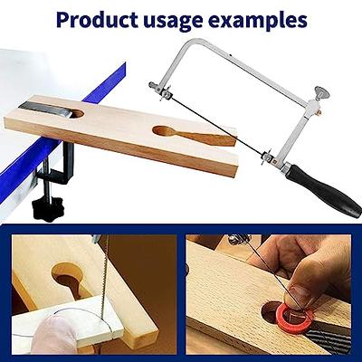 YIEPET 3 in 1 Jewelry Making Kit Jeweler's Saw Frame Adjustable with 144  Blades, Bench Pin Clamp Set V-Slot Workbench Wooden Jewelry Clamp Tool -  Yahoo Shopping