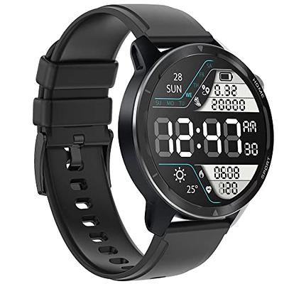 Goodatech Smart Watch for Men Women,Phone Call Smartwatch,IP68  Waterproof,Fitness Tracker, Pedometer,Message Notification,Health  Monitor,Compatible