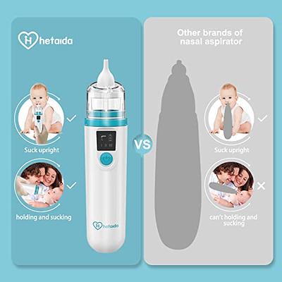 Baby Nasal Aspirator - Electric Baby Nose Sucker Cleaner with 3