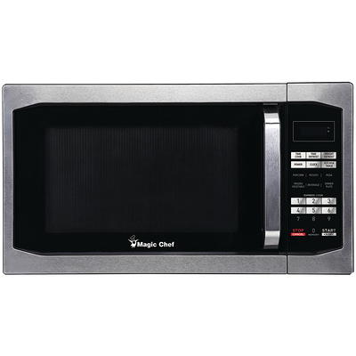 Total Chef Compact Countertop Microwave Oven, 700W, 0.7 Cubic Feet  Capacity, Digital Touchscreen Controls, One-Touch Push-Button Opening, 6  Pre-Set