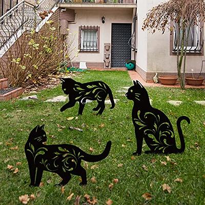 Cat Silhouette Stake for Yards, Gardens - Outdoor Shadow