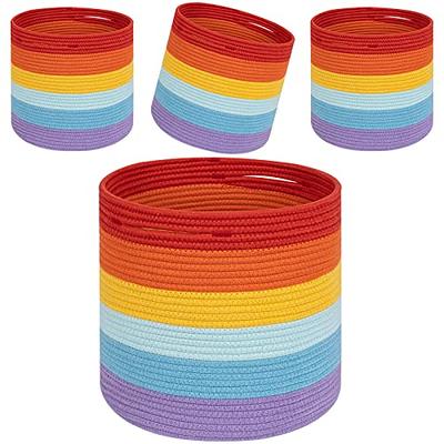 Storage Cubes, Rope Woven Organizing Baskets, Cube Storage Bin