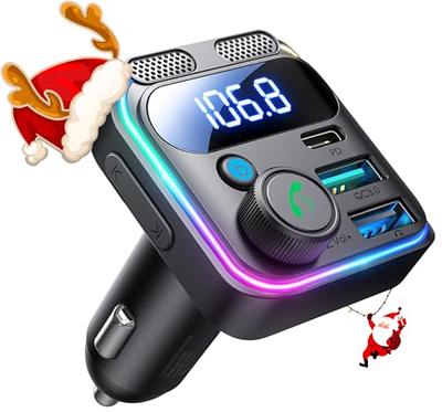 LENCENT FM Transmitter, 2022 Upgraded Bluetooth FM Transmitter Wireless  Radio Adapter Car Kit with Dual USB Charging Car Charger MP3 Player Support  TF Card & USB Disk - Yahoo Shopping