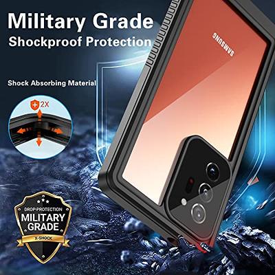 SPIDERCASE Designed for Galaxy S22 Ultra Case, Waterproof Built-in Screen  Protector Full Protection Heavy Duty Shockproof Anti-Scratched Rugged Case