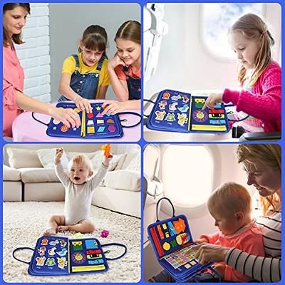 Toys for 1-3 Years Old Boys, Busy Board Learning Toys Boys Gifts Age 1 2 3  4 5 Year Old Toddlers Kids Preschool Sensory Toys for Autism 2-4 Year Old  Toddler Gifts