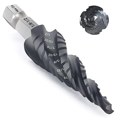 TiAlN Coated Hex Shank Cobalt HSS Four-stage Drill Bits