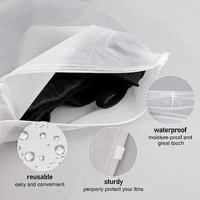 100 PCS Frosted Zipper Packaging Bags for Clothes, 10 x 14Clear Poly Bags  with Vent Holes,Resealable Poly Plastic Apparel Merchandise Zip Bags for  Clothing T-Shirts Shoes Toys Snack Zipper Bags - Yahoo