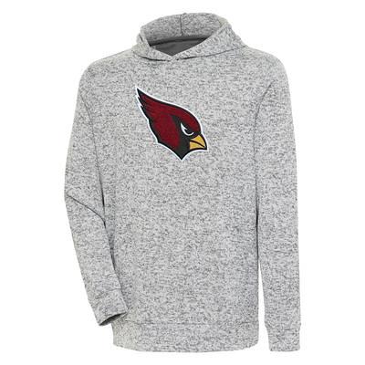 Fanatics Branded Cardinal Arizona Cardinals Logo Team Lockup Fitted Pullover Hoodie