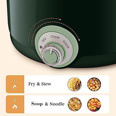 BEAR Hot Pot Electric, Mini Ramen Cooker, Electric Cooker for