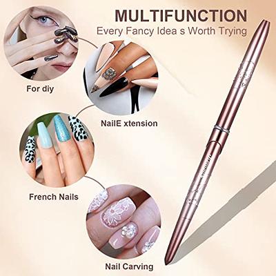 Nail Brush-Kolinsky Nail Brushes for Acrylic Application, Acrylic Powder  Brush for Nail Art Manicure DIY Home Salon 