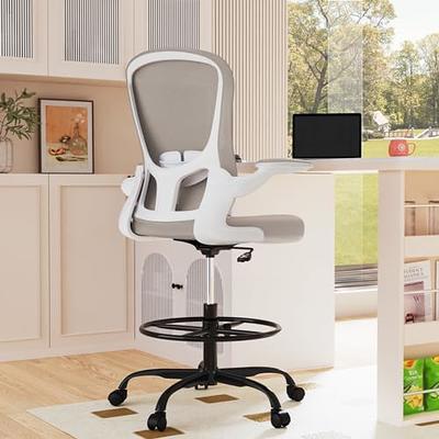 Drafting Chair, Ergonomic Tall Office Chair Stool Standing Desk