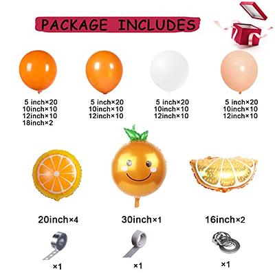 Little Cutie Baby Shower Decorations, 173PCS Orange Balloon Garland Arch  kit, Macaron Pastel Orange Balloons, White Balloons for Baby Shower  Tangerine Theme Fruit Birthday Party Decorations - Yahoo Shopping