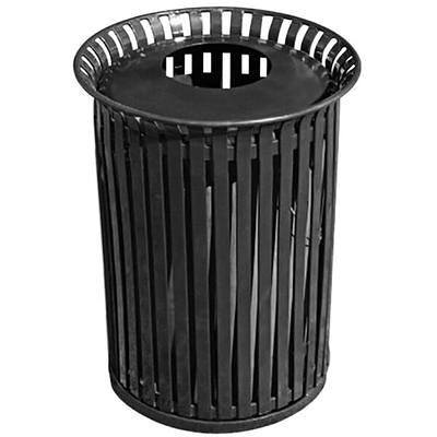 Lavex 44 Gallon Brown Round Commercial Trash Can