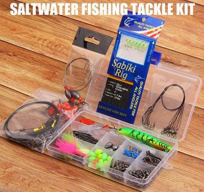 150pcs Saltwater Fishing Surf Fishing Tackle Kit Various Accessories  Fishing Rigs, Fishing Hooks, Fishing Swivel Snaps, Bucktail Jigs, Fishing  Weights - Yahoo Shopping