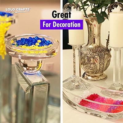 1000 Pieces Acrylic Heart Gems Charms Plastic Heart Vase Fillers for