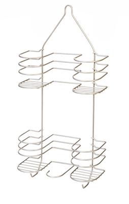 Style Selections Black Steel 2-Shelf Hanging Shower Caddy 9.5-in x 5.12-in  x 18.31-in in the Bathtub & Shower Caddies department at