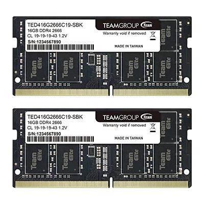 TIMETEC 32GB Kit (2 x 16GB) DDR4-2666 SODIMM -  - Memory of  Lifetime and Easy Upgrades