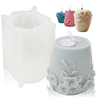 handmade flower candle mold flower silicone