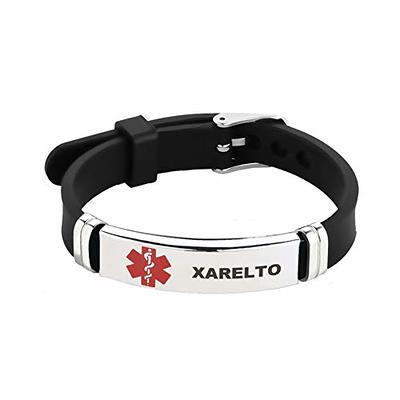 Custom Medical Alert ID Bracelet,Personalized Silicone Medical Wristband  Allergy Disease Awareness Bangle for Women Men Kids,Patient Emergency Alarm  Jewelry for Son Daughter,Dad,Mom,Customized Info : Amazon.ca: Clothing,  Shoes & Accessories