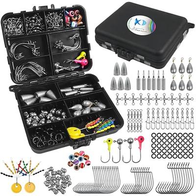 Buy Fishing Hooks Bobbers Tackle Kit, 200pcs Basic Fishing Tackle Box Set  Include Fishing Hooks Bobbers Weights Snap Swivels Freshwater Terminal  Tackle Kit for Kids Starter Beginners Online at desertcartSINGAPORE