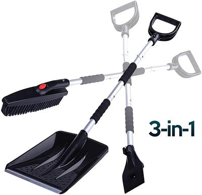 Zone Tech Car 3-in-1 Replaceable Heads Snow Brush Kit - Portable Snow  Removal Shovel, Ice Scraper, and Snow Brush Car Set with Portable Carrying  Bag - Yahoo Shopping