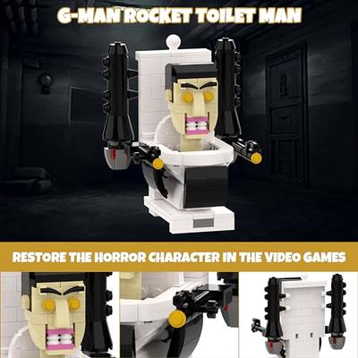  ICEBRICKS Skibidi Toilet Building Toy Set, G-Man Toilet  Building Blocks, Titan Rocket Toilet Man Action Figure, 361pcs Creative  Building Bricks Model, Birthday Gift for Boys and Girls (Paper Manual) :  Toys