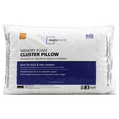 Mainstays Comfort Complete Bed Pillow, Standard/Queen 