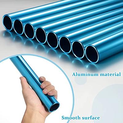 8PCS Relay Baton Track Aluminum Field Race Batons Running Baton Students  Field