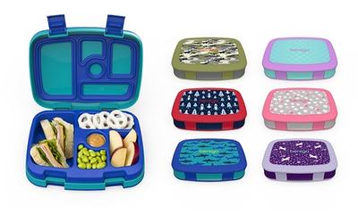 Bentgo Kids' Prints Leakproof, 5 Compartment Bento-style Lunch Box