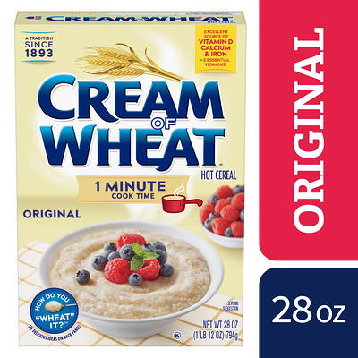Cream of Wheat 2.5 Minute Hot Breakfast Cereal Kosher 28 Oz (Pack