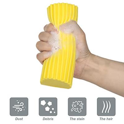 4-Pack Damp Duster and Dusting Rag Towel with Strong Dust Trap Capacity and  Water Absorption, Magical Dust Cleaning Sponge and Towel Rags for All