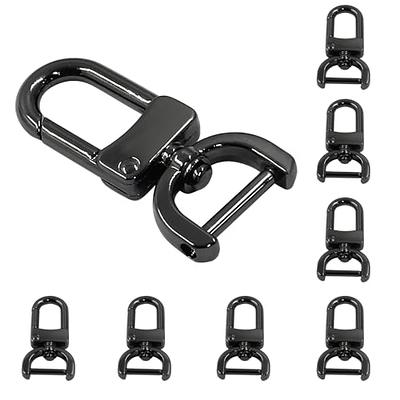 4-Pack Detachable Snap Hook Swivel Clasp with 1 Inch Screw Bar