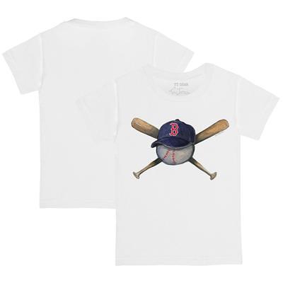 Boston Red Sox Tiny Turnip Toddler Baseball Tear T-Shirt - White