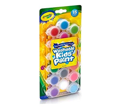 Crayola Washable Kid's Paint Assorted Colors 18 Each (Pack of 6