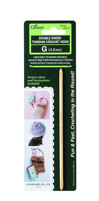 Double Ended Tunisian Crochet Hook Size G (4.00 mm) - Yahoo Shopping