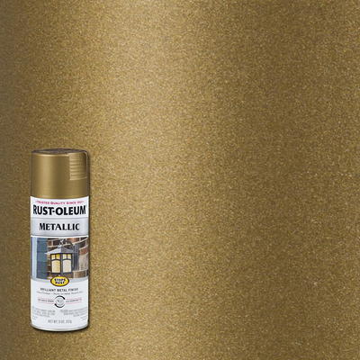 Gold, Rust-Oleum American Accents 2X Ultra Cover Metallic Spray Paint- 12  oz - Yahoo Shopping
