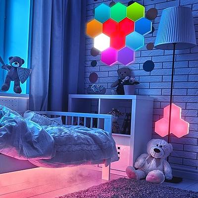 VIHOSE 24 Pcs Christmas Hexagon Lights Panels Cool Music Sync Honeycomb  Shape LED Lights Remote Control Gaming Light for Adults Kids Living Room  Bedroom Wall Children Room Gaming Room - Yahoo Shopping