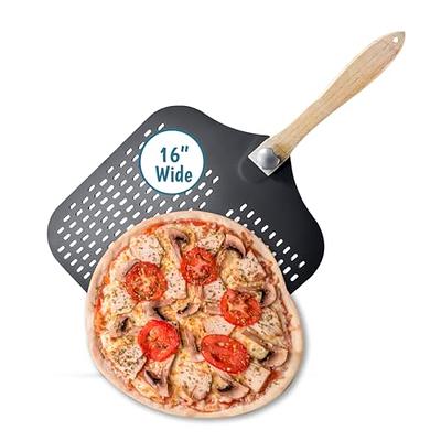 Senwosa Must-have Pizza Oven Accessories Kit: Pizza Peel 12  inch, Pizza Spinner Fork & Bubble Popper, Pizza Oven & Stone Brush  w/Scraper, Gas and Wood Fired Pizza Oven Tools Set 