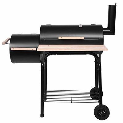 Giantex Charcoal Grill Hibachi Grill, Portable Cast Iron Grill with  Double-sided Grilling Net, Air Regulating Door, Fire Gate, BBQ Grill  Perfect for