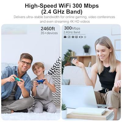 WiFi Extender Signal Booster Repeater for Home Cover Up to 8000 sq.ft, Dual  Band 5GHz/2.4GHz WiFi Signal Strong Penetrability 35 Devices 4 Modes 1-Tap