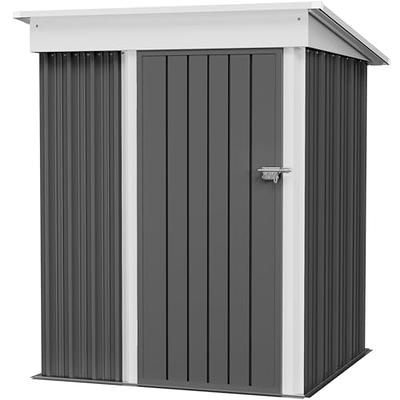 8×6FT Outdoor Storage Shed, Sheds & Outdoor Storage Clearance, Backyard  Metal shed with Lockable Double Doors, can be Used as Bicycle shed, Garden