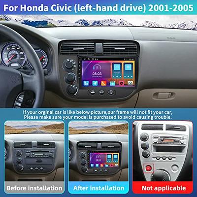 Podofo 2+32G Car Stereo Radio for Honda Civic 2001-2005 with Wireless Apple  Carplay Android Auto,9 Inch Car Radio Receiver with Bluetooth/GPS/Mirror  Link/SWC/FM&RDS Radio + Backup Camera + Microphone - Yahoo Shopping