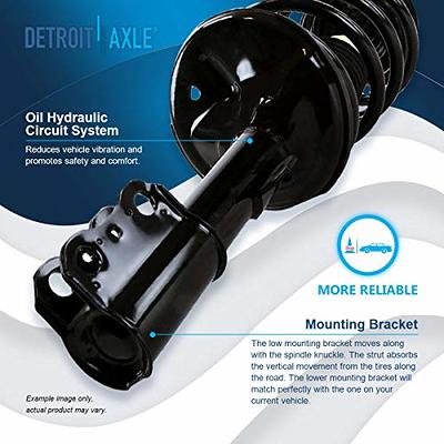 Detroit Axle - Front Struts w/Coil Spring Assembly Rear Shocks Replacement  for Volkswagen Beetle Golf Jetta 