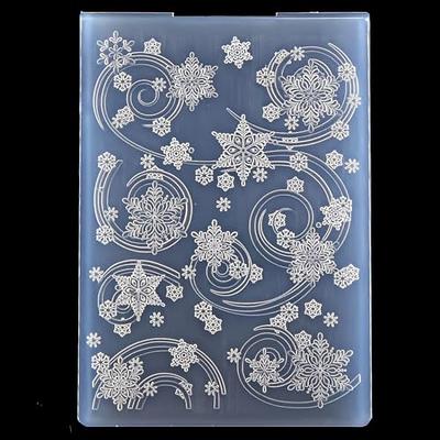  Kwan Crafts Christmas Snowflake Background Clear Stamps for  Card Making Decoration and DIY Scrapbooking : Arts, Crafts & Sewing